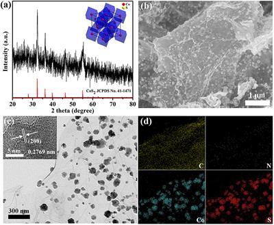 Pyrite-Type CoS2 Nanoparticles Supported on Nitrogen-Doped Graphene for Enhanced Water Splitting